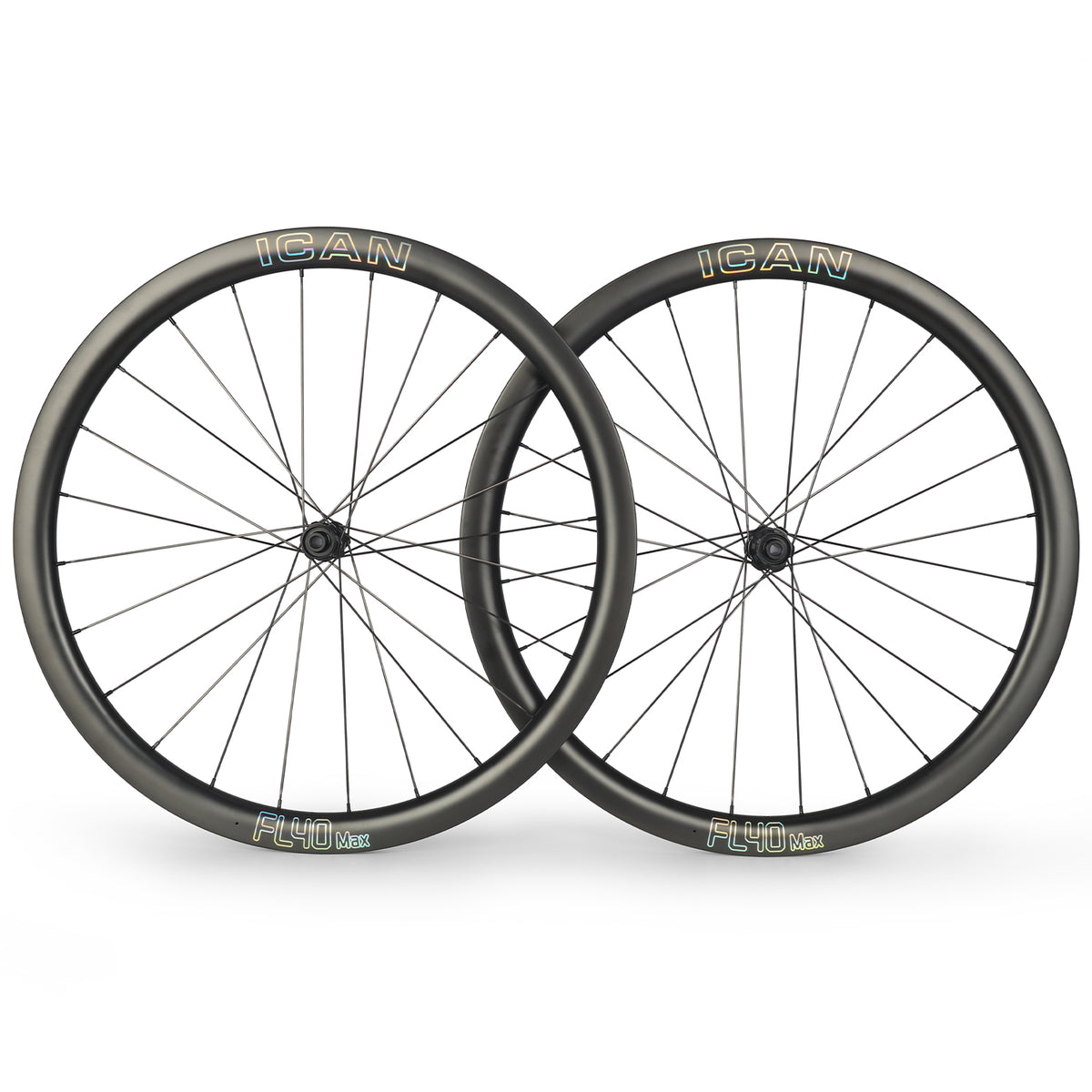 ICAN FL40 Max road bike disc wheels